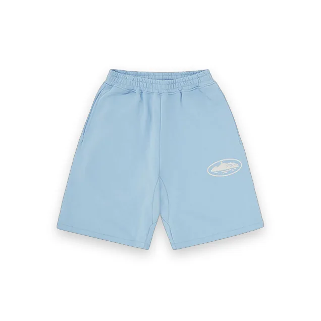 Short Bleue imprimes Corteiz Island 1
