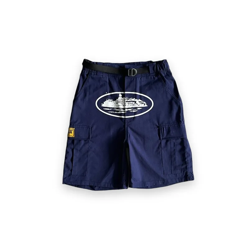 Short Cargo Navy Blue Corteiz 1