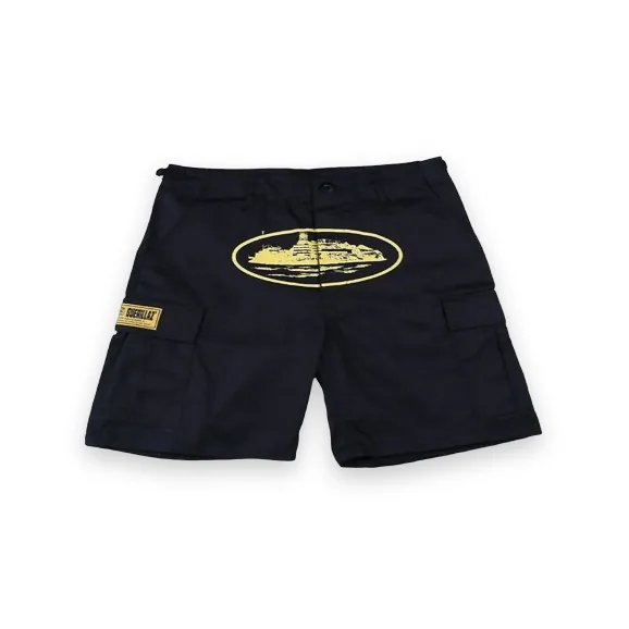 Short Corteiz Noir Jaune 1