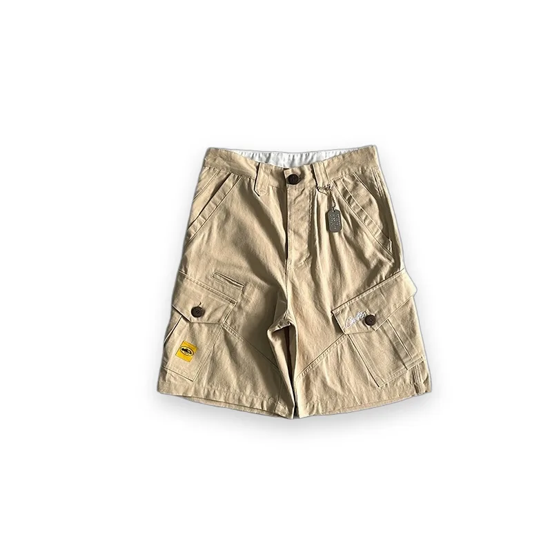 Short Kaki Poches Obliques Corteiz 1
