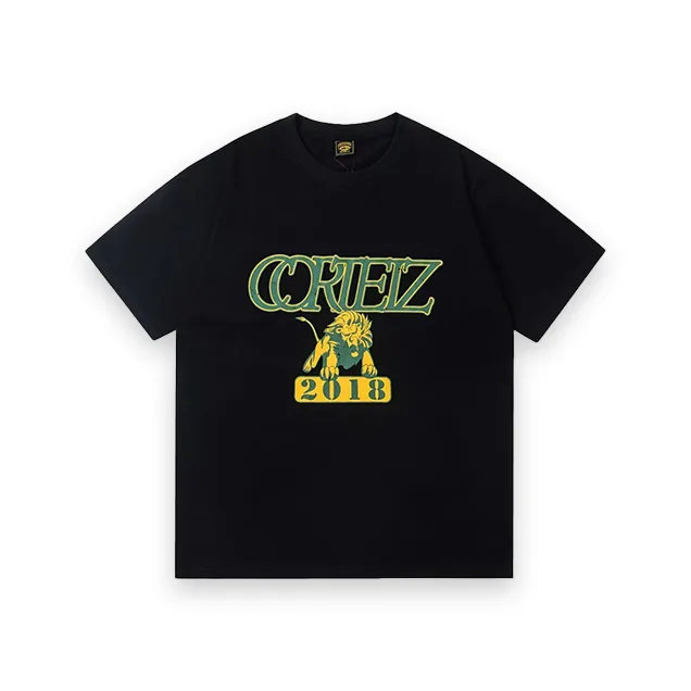 T Shirt Noir Avec Leon De Corteiz 1
