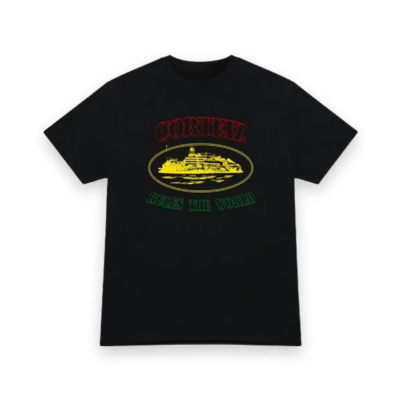 T Shirt Noir Corteiz Alcatraz 1