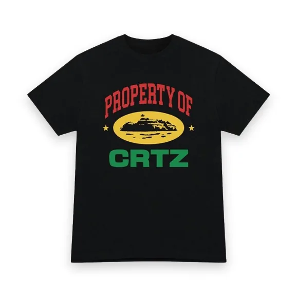 T Shirt Noir Property of Crtz 1