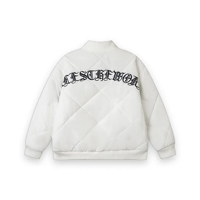 Veste Bomber Blanc Matelasse 1